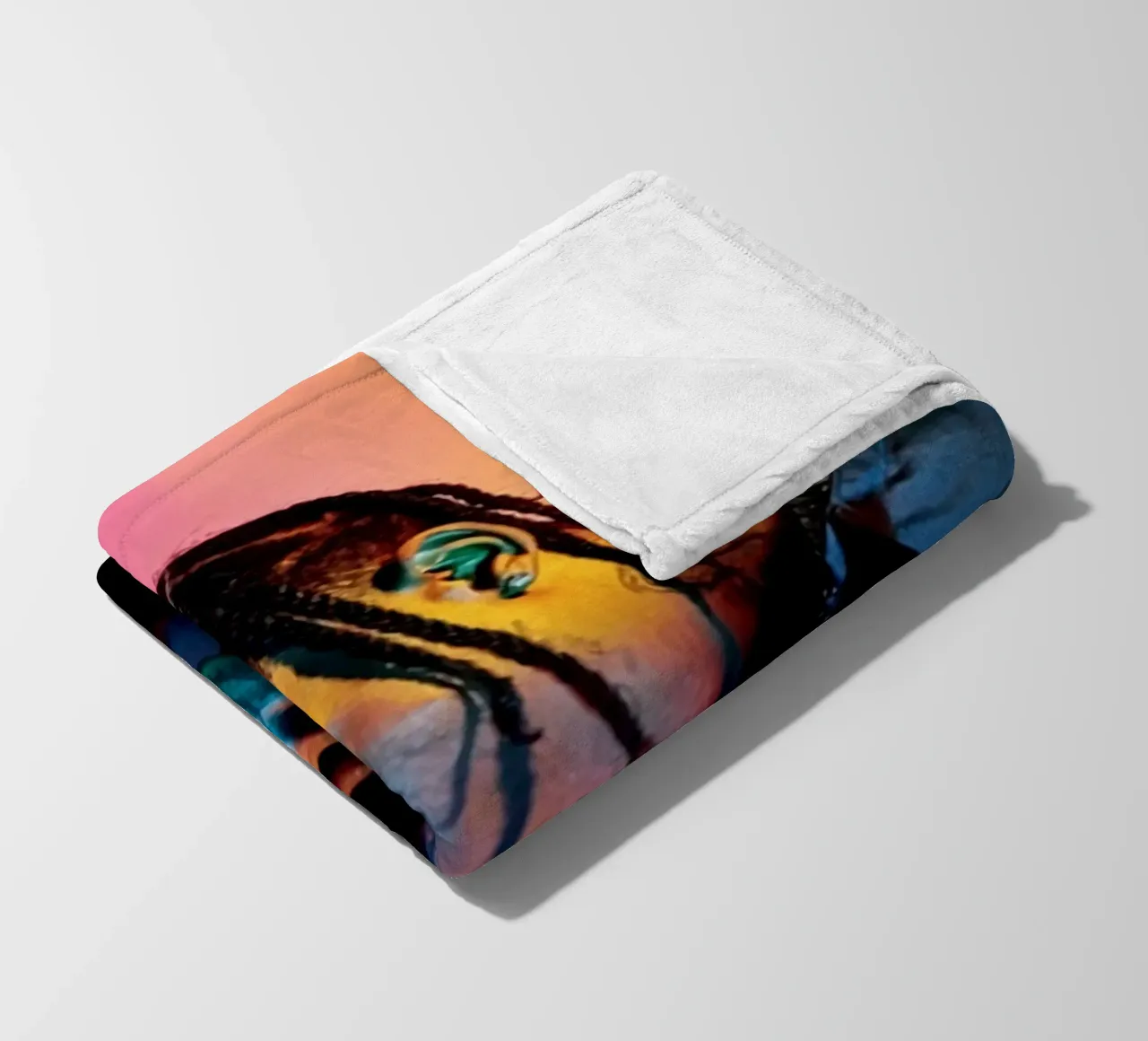 Tatto STyle Travis Scott Poster coperta in pile da IGOR G