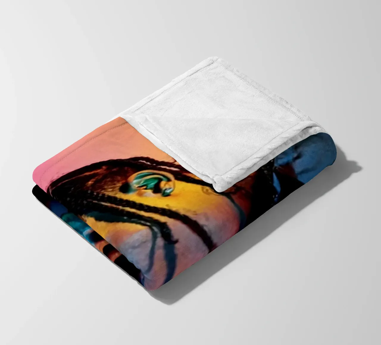 Tatto STyle Travis Scott Poster coperta in pile da IGOR G