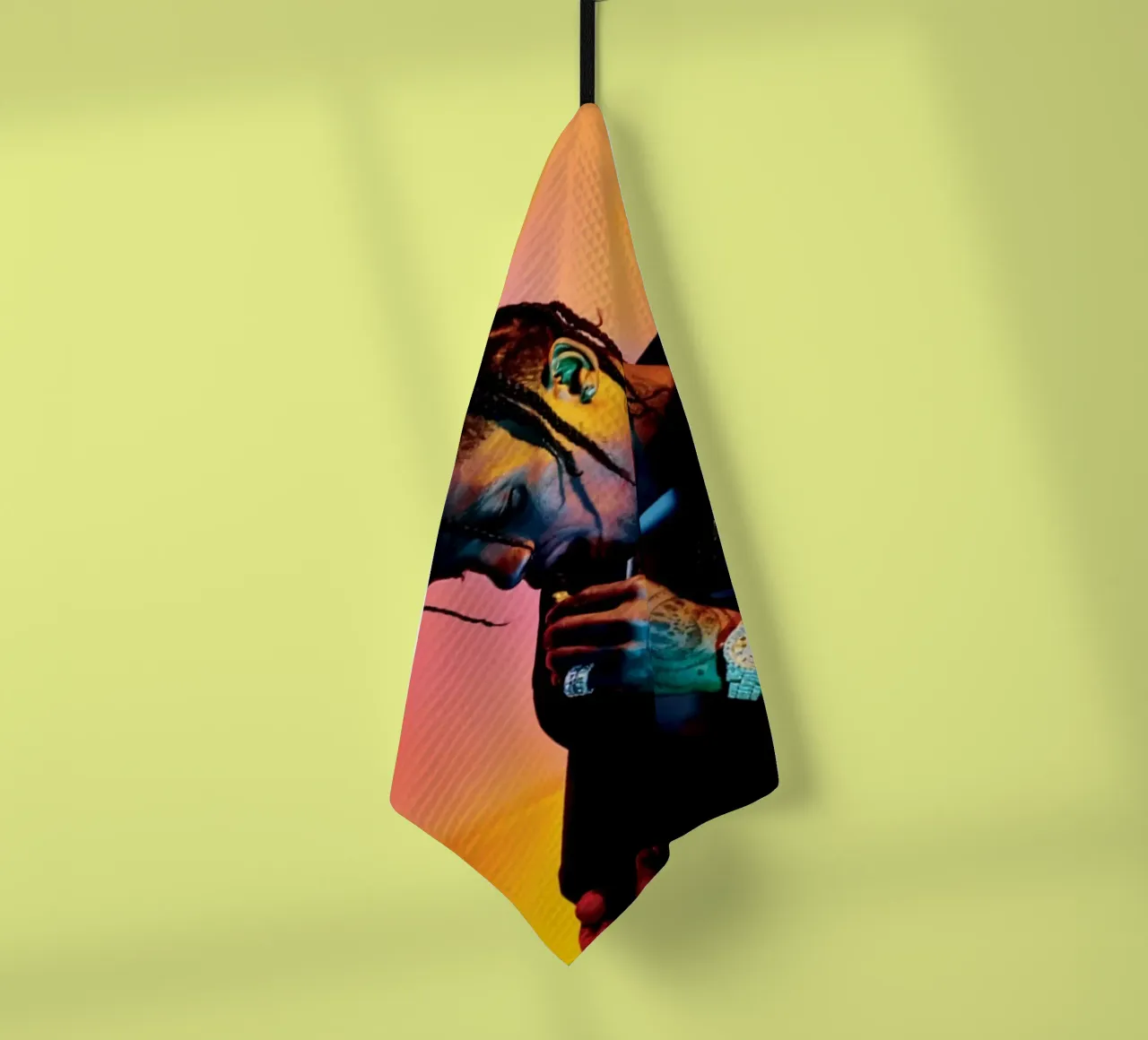 Tatto STyle Travis Scott Poster canovaccio da cucina da IGOR G