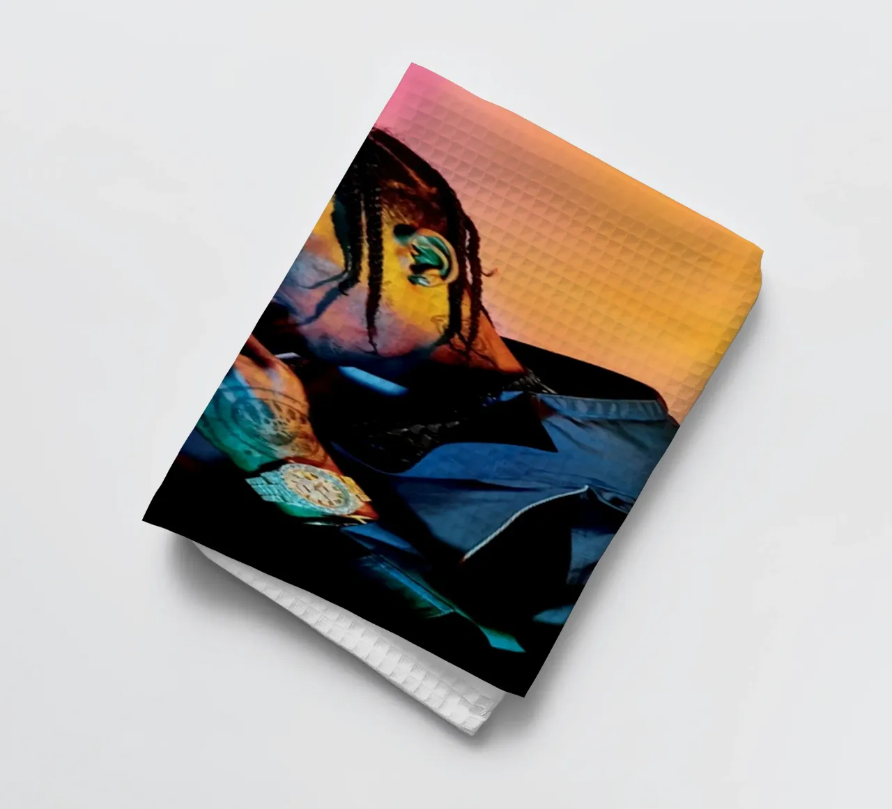 Tatto STyle Travis Scott Poster canovaccio da cucina da IGOR G