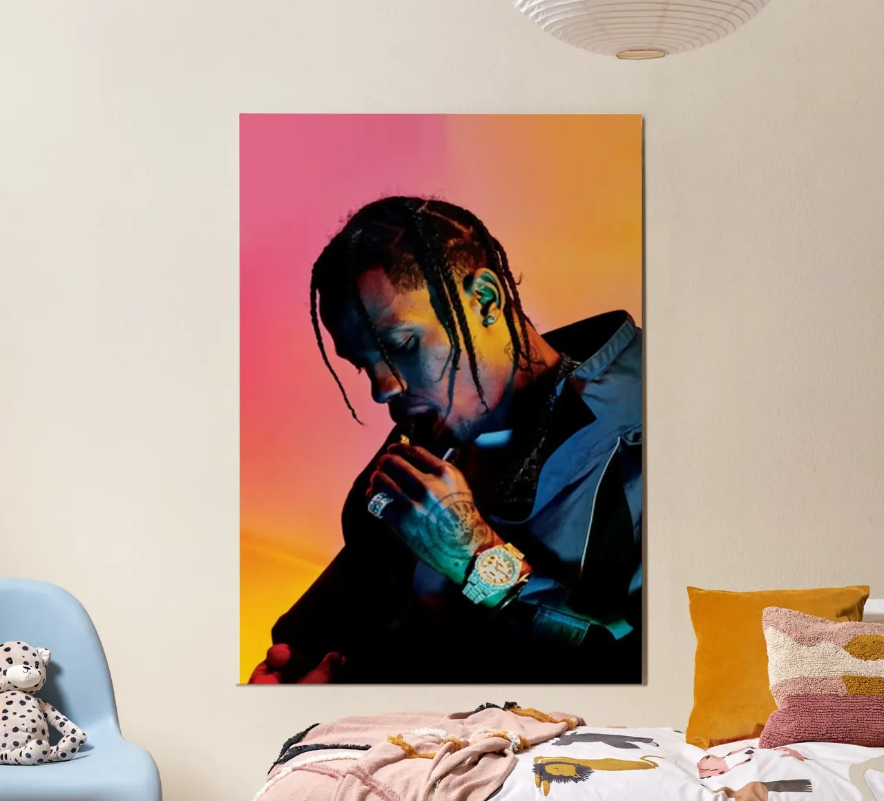 Tatto STyle Travis Scott Poster carta hahnemühle da IGOR G