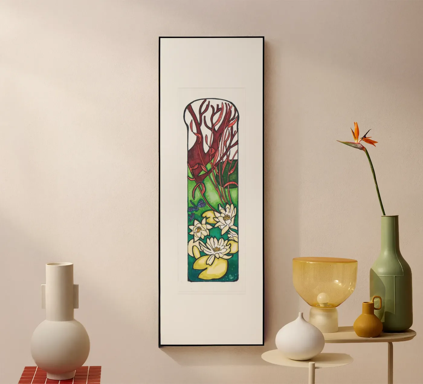 Somewhere outside Acryl-Glas von sini-bini