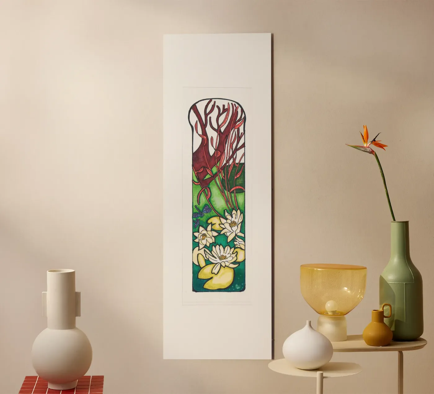 Somewhere outside Acryl-Glas von sini-bini