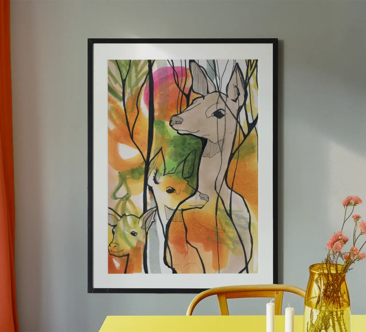 My little deer carta hahnemühle da sini-bini