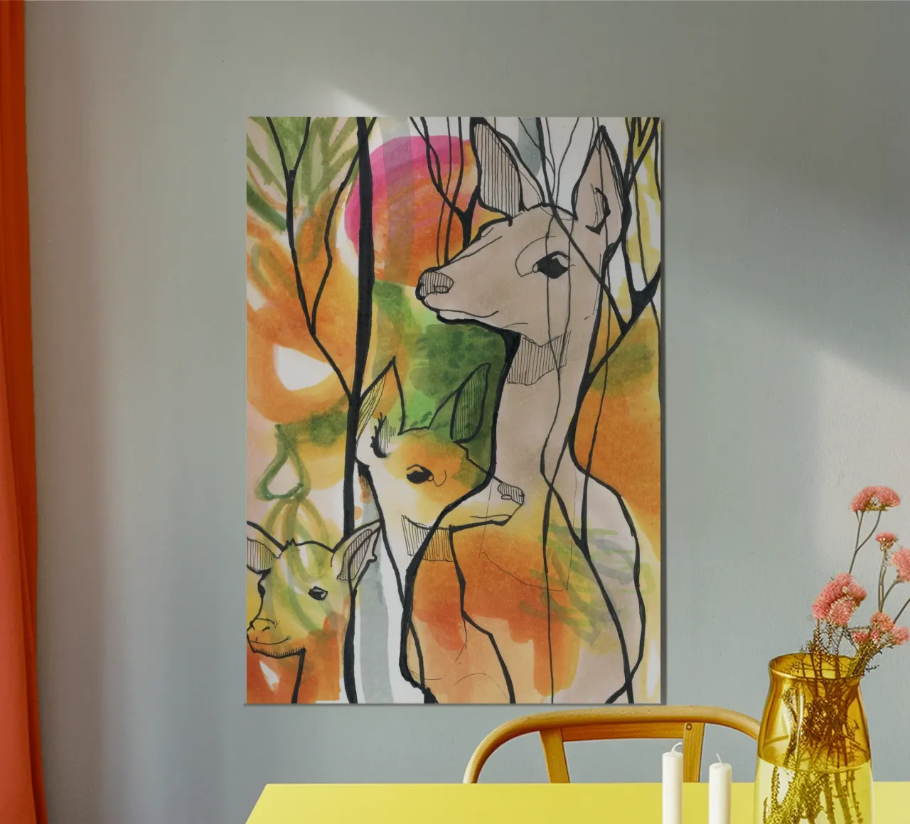 My little deer carta hahnemühle da sini-bini