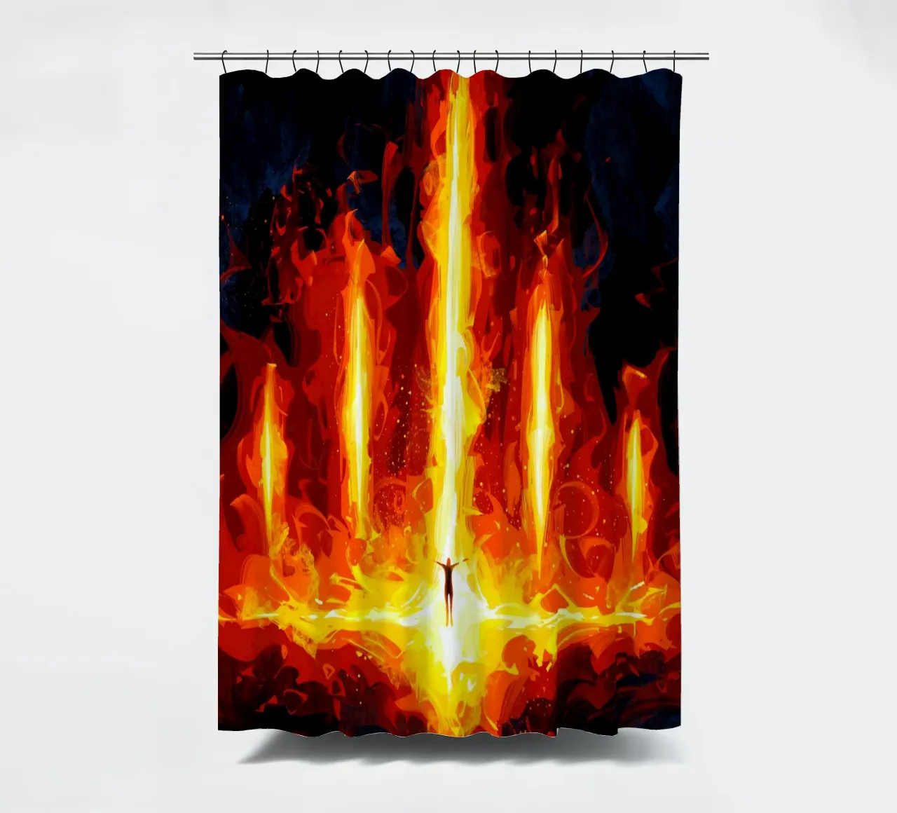 Fifth Element Fire rideau de douche de nabakumov