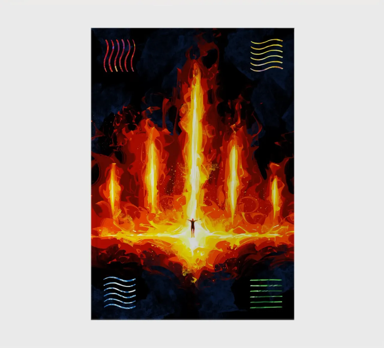 Fifth Element Fire notebook by nabakumov