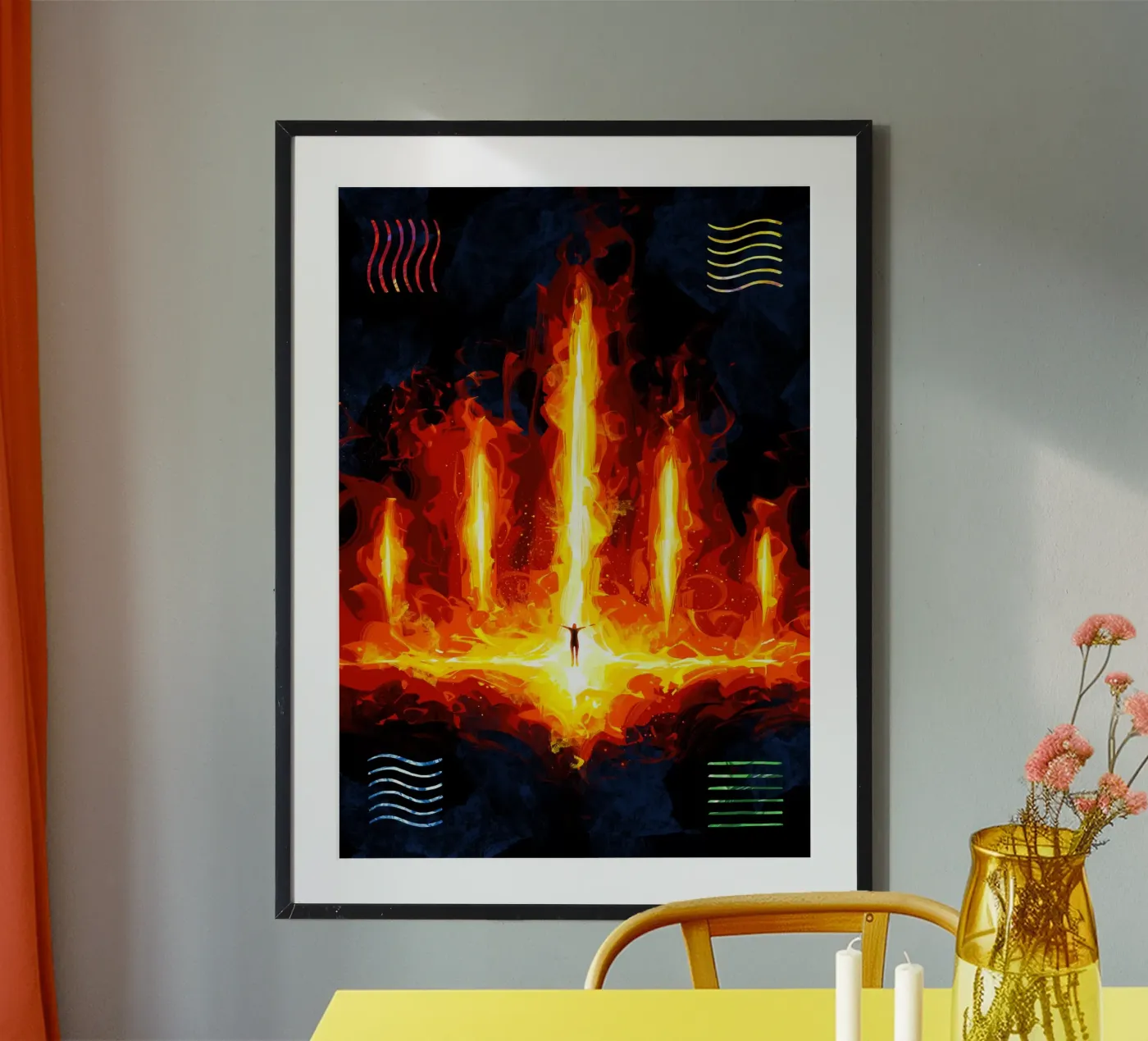 Fifth Element Fire poster da nabakumov