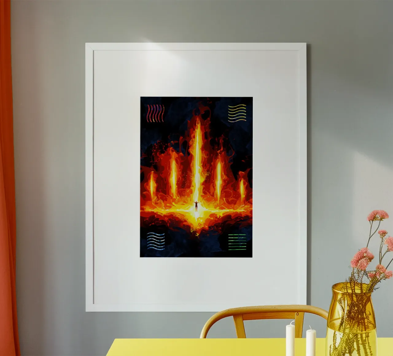 Fifth Element Fire poster da nabakumov