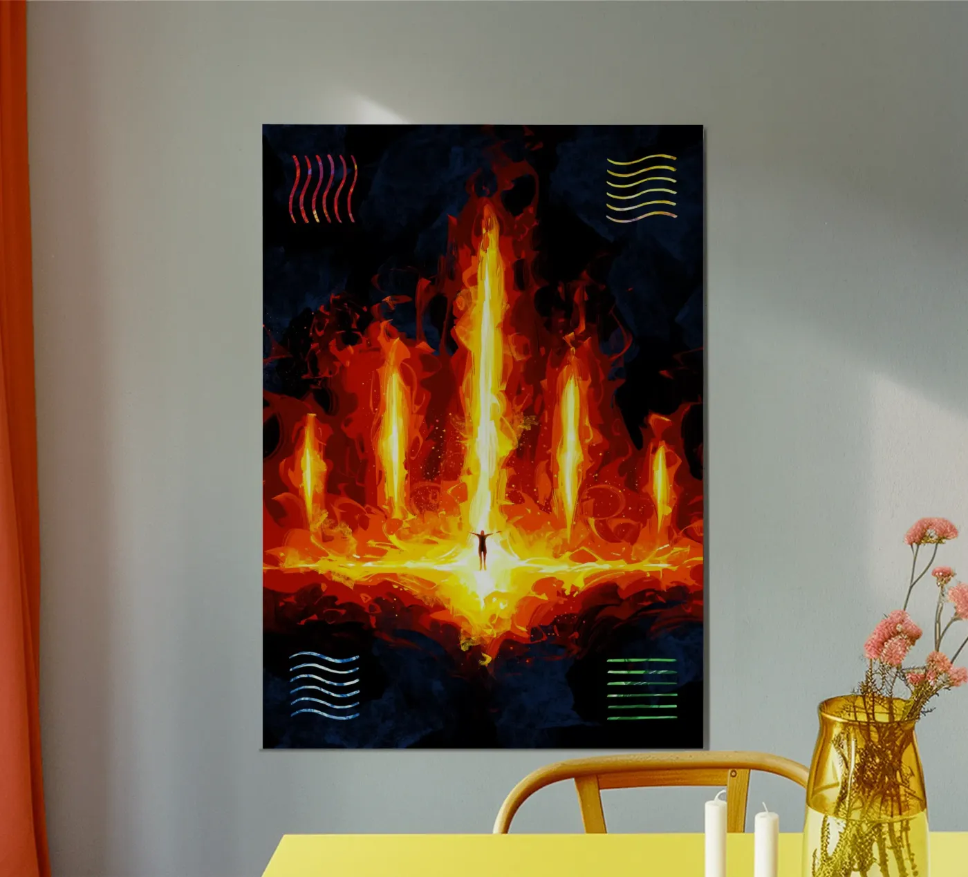 Fifth Element Fire poster da nabakumov
