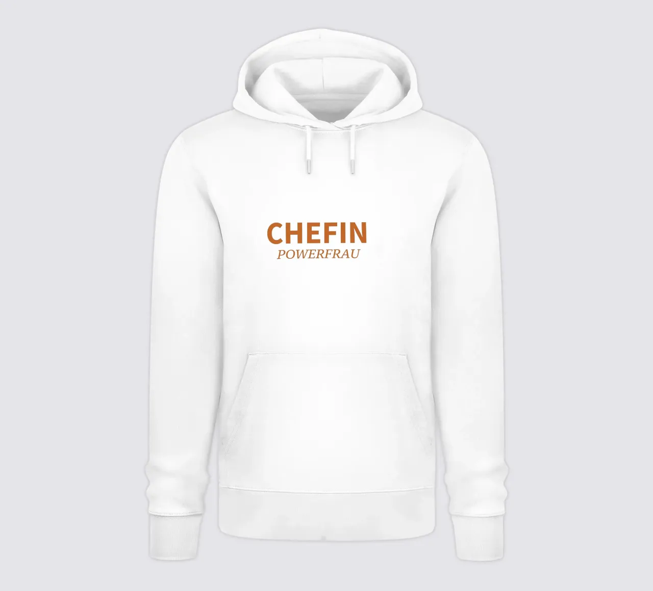 Testo Chefin powerfrau felpa con cappuccio da gulsengunel
