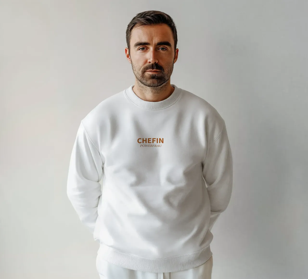 Testo Chefin powerfrau felpa da gulsengunel