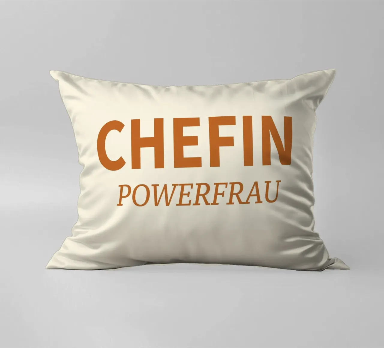Testo Chefin powerfrau cuscino da gulsengunel