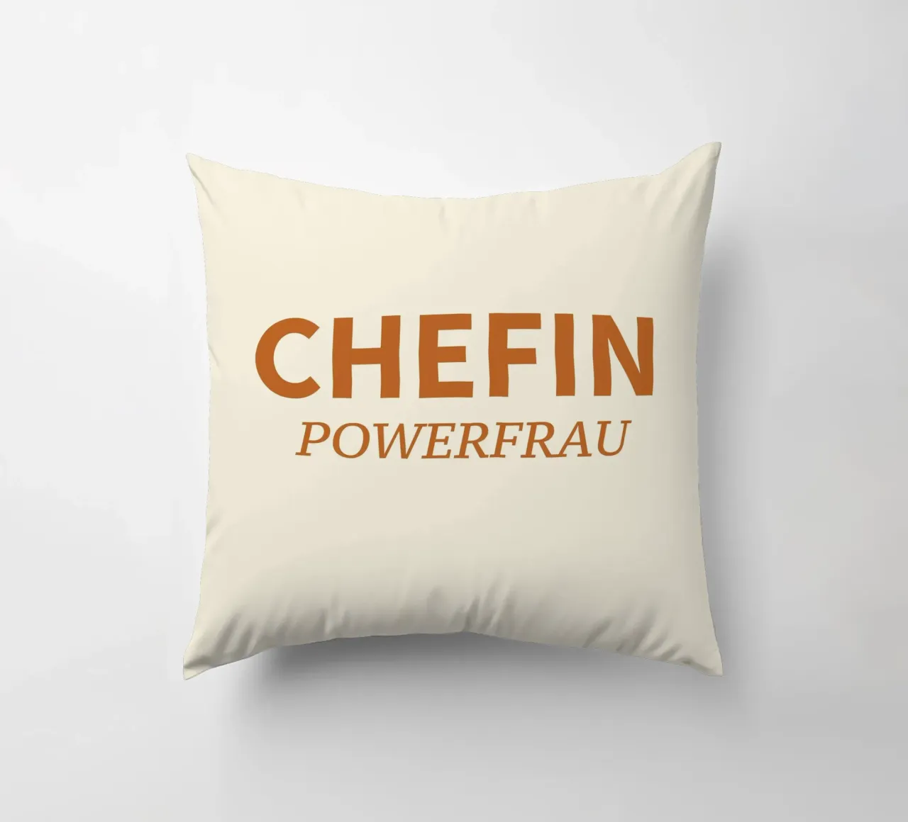 Testo Chefin powerfrau cuscino da gulsengunel
