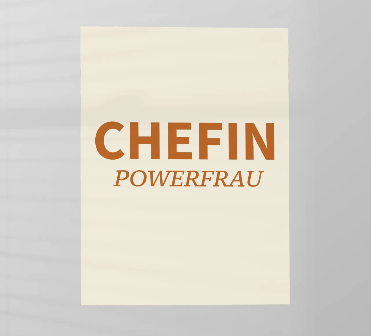 Testo Chefin powerfrau pellicola backlit da gulsengunel