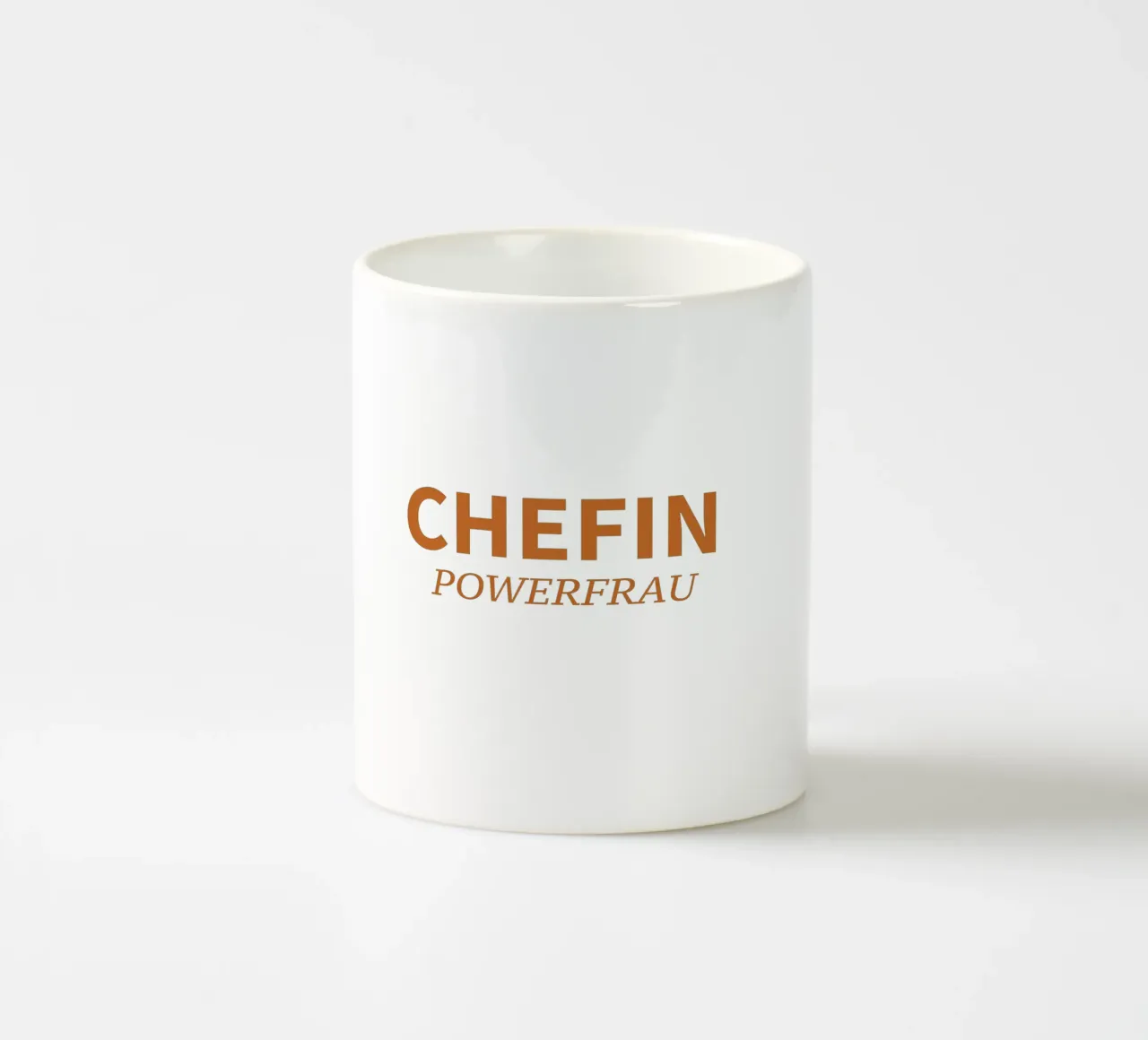 Testo Chefin powerfrau tazza in ceramica da gulsengunel