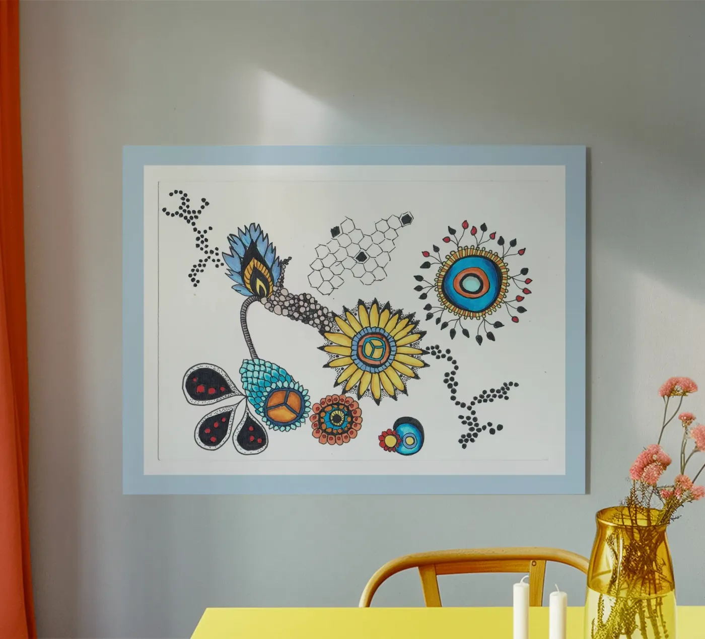 Somewhere else acrylic glass by sini-bini