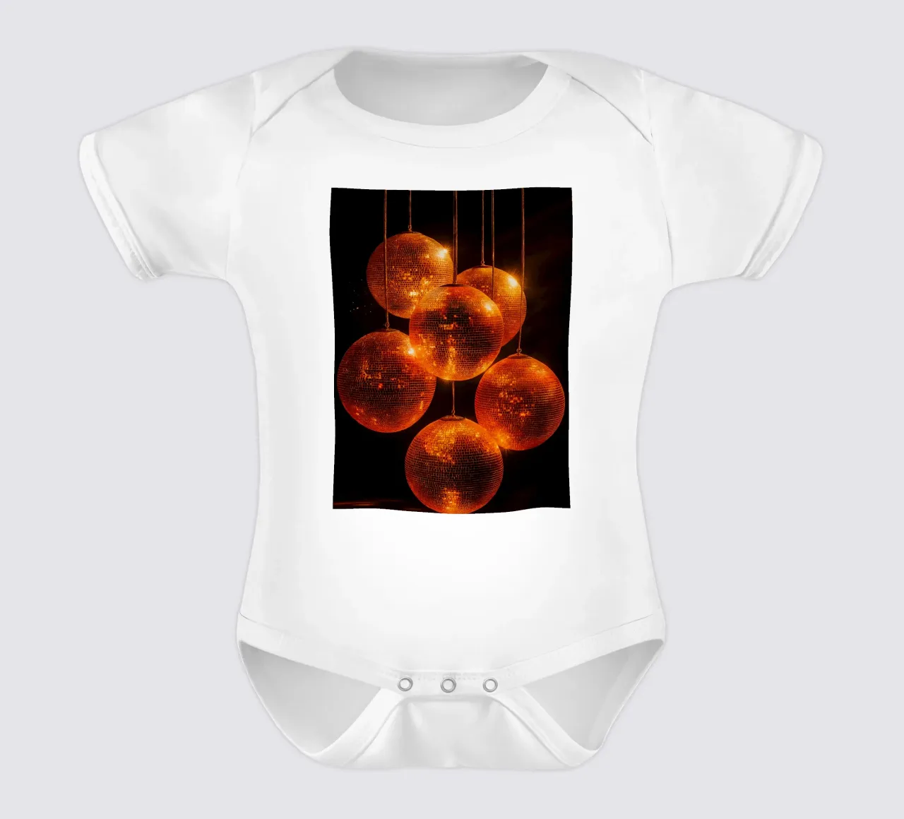 lampada a sfera da discoteca body neonato maniche corte da tamarind