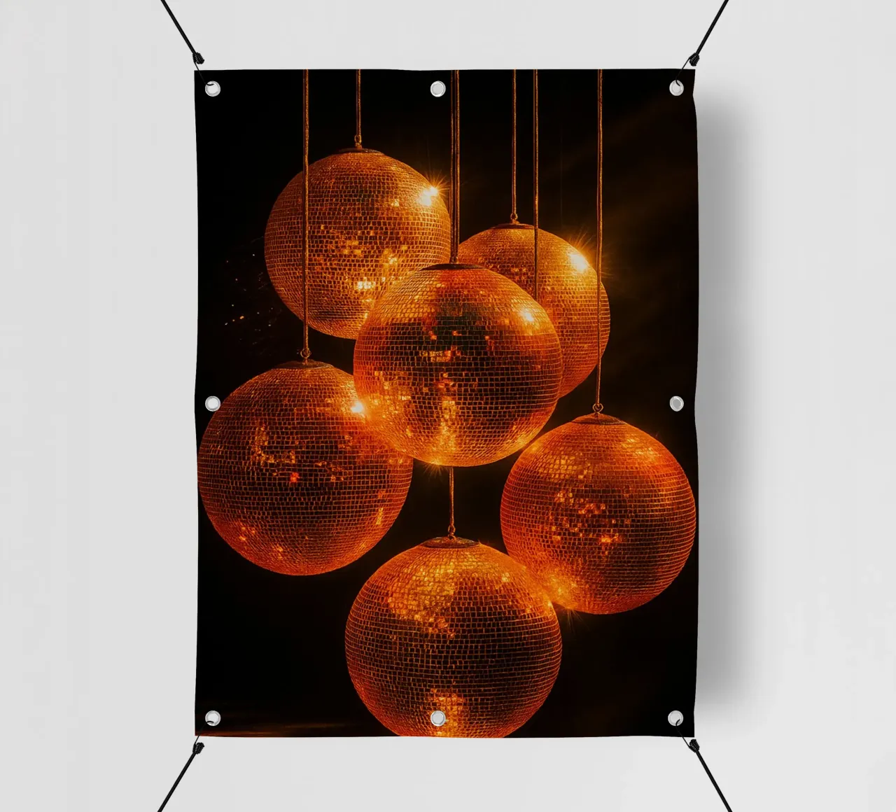 lampada a sfera da discoteca telo in pvc da tamarind
