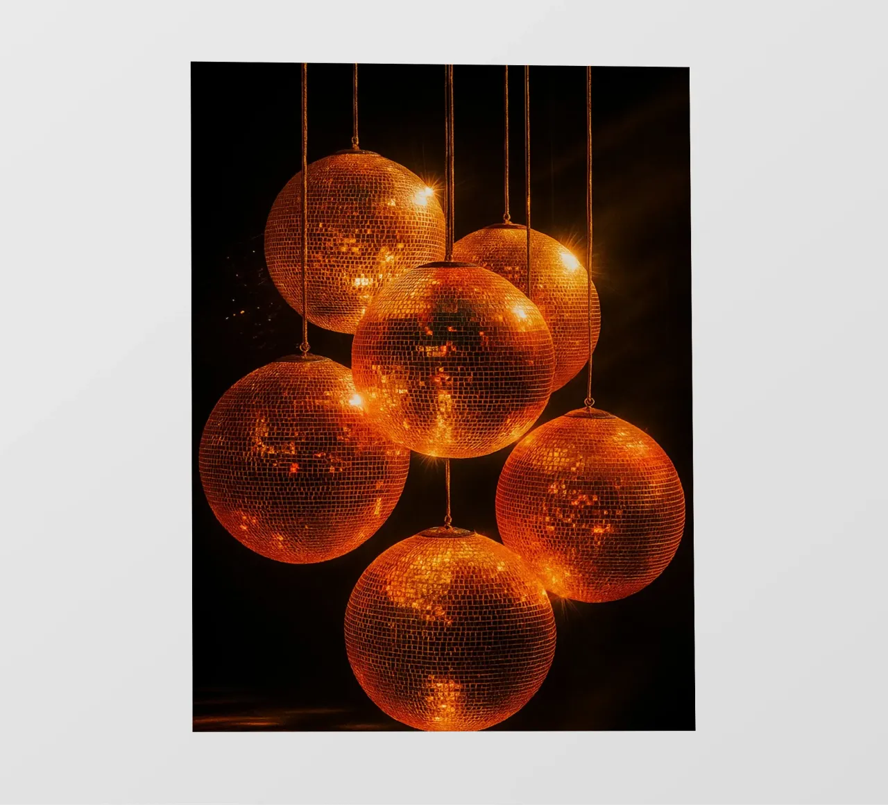 lampada a sfera da discoteca telo in pvc da tamarind