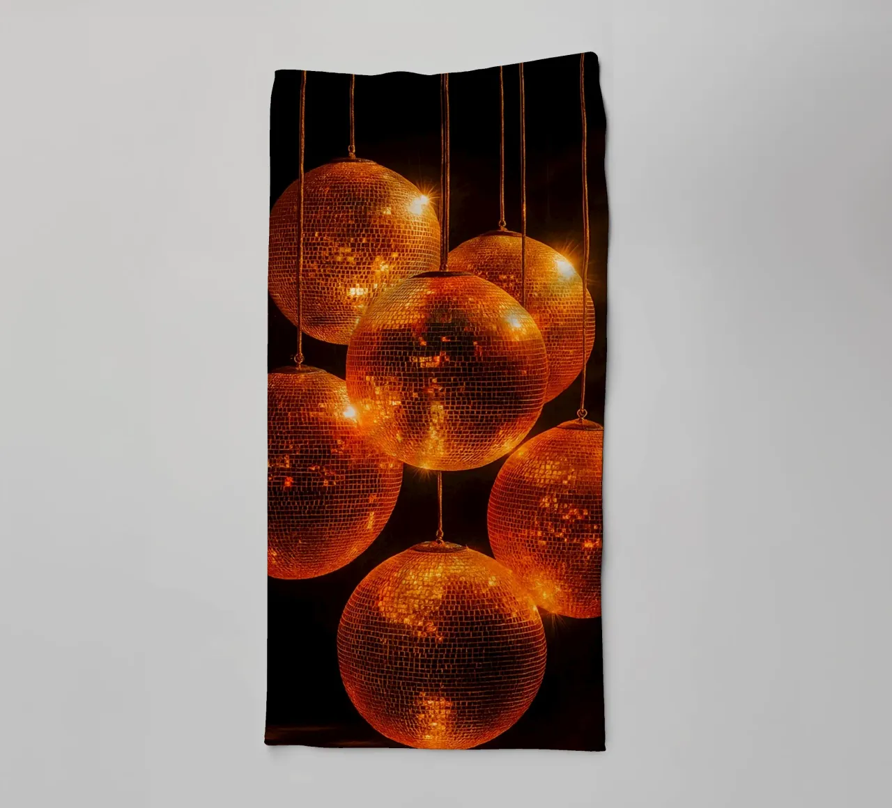 lampada a sfera da discoteca asciugamano da bagno da tamarind