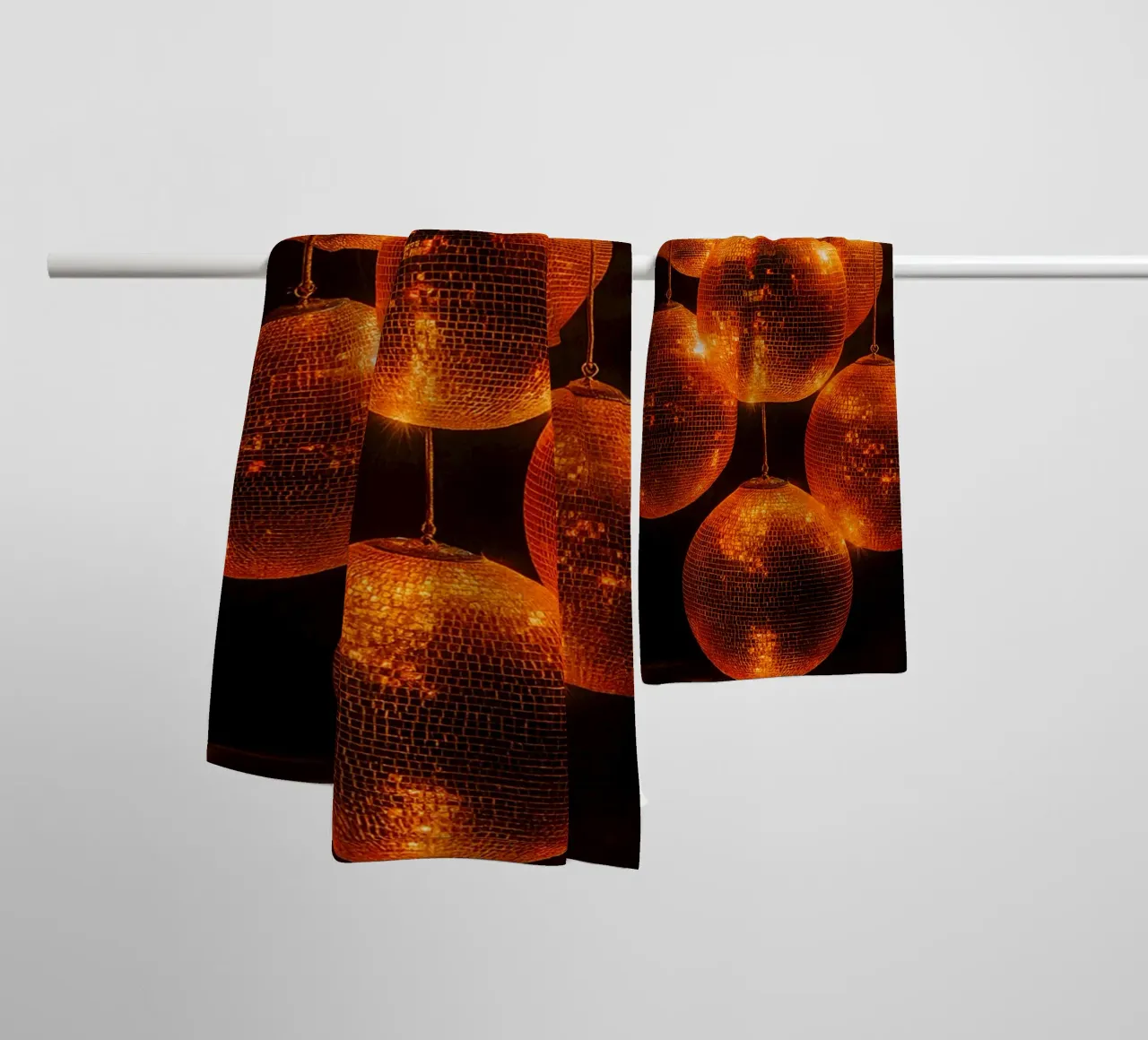 lampada a sfera da discoteca asciugamano da bagno da tamarind