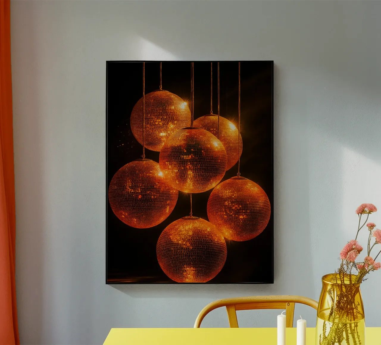 lampada a sfera da discoteca plexiglass da tamarind