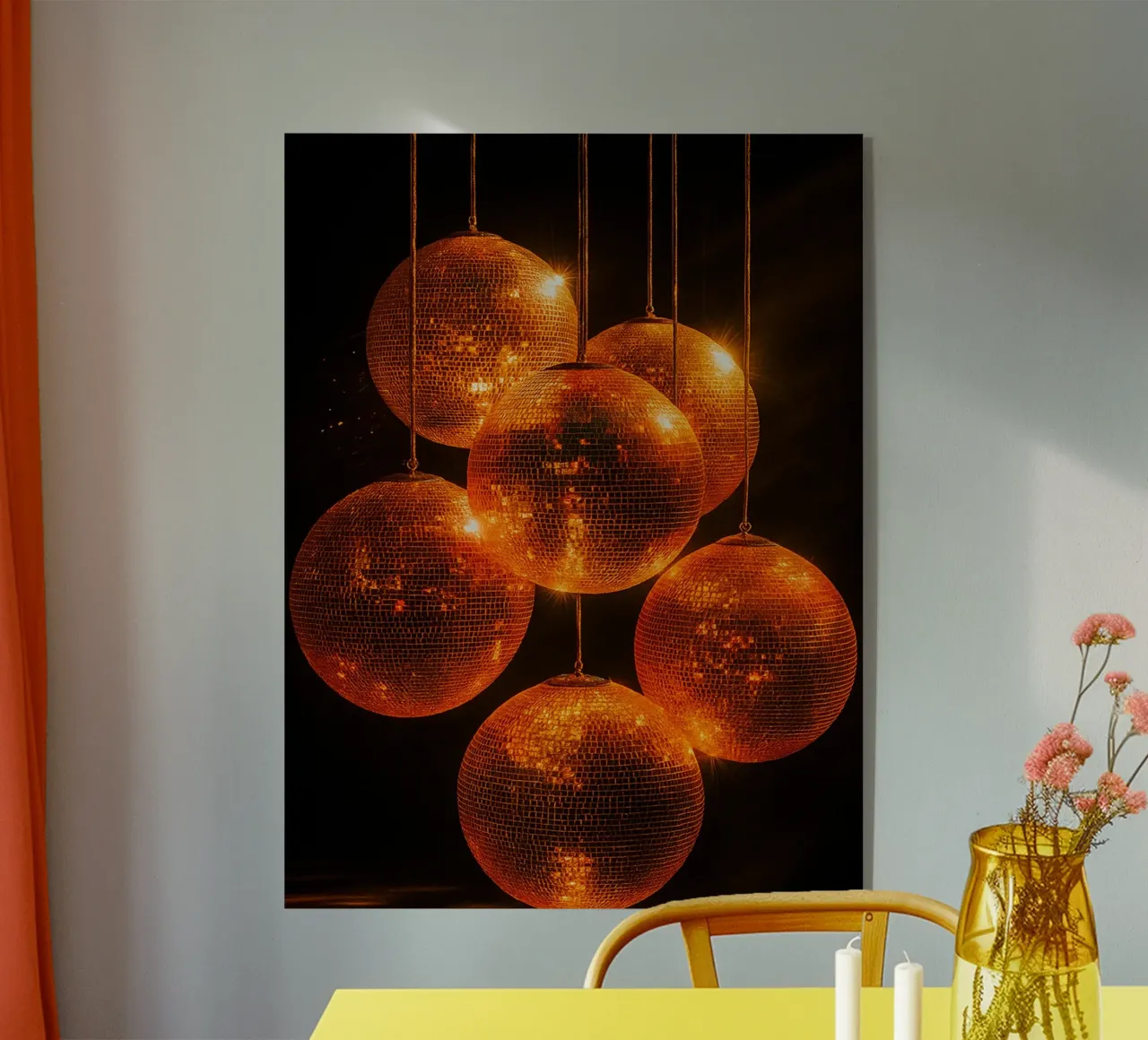 lampada a sfera da discoteca plexiglass da tamarind