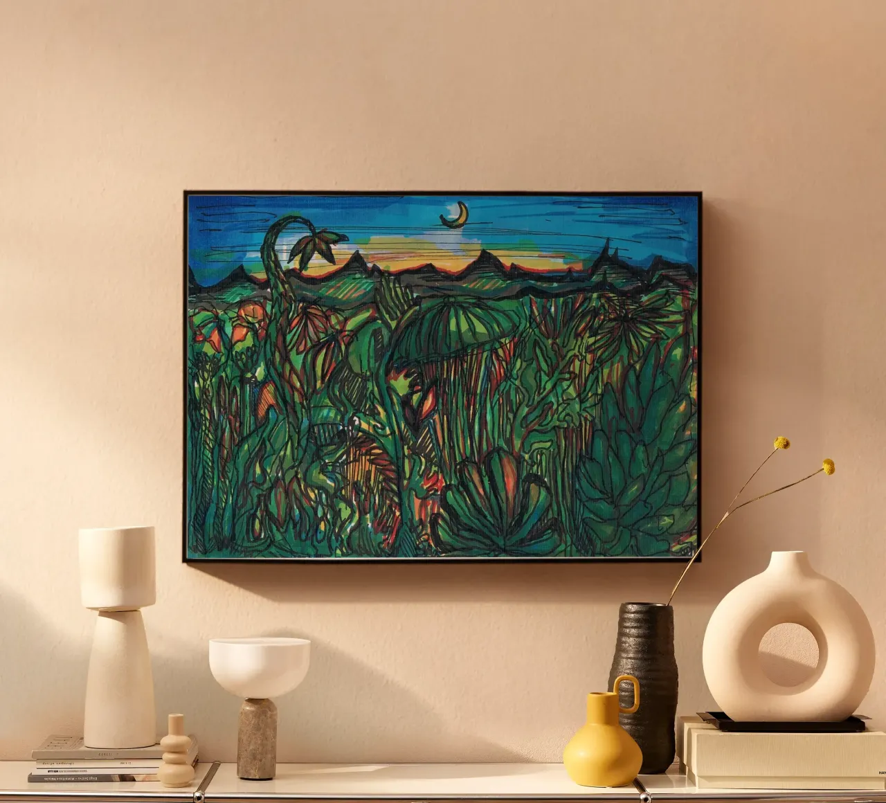 Night in the jungle alluminio dibond da sini-bini