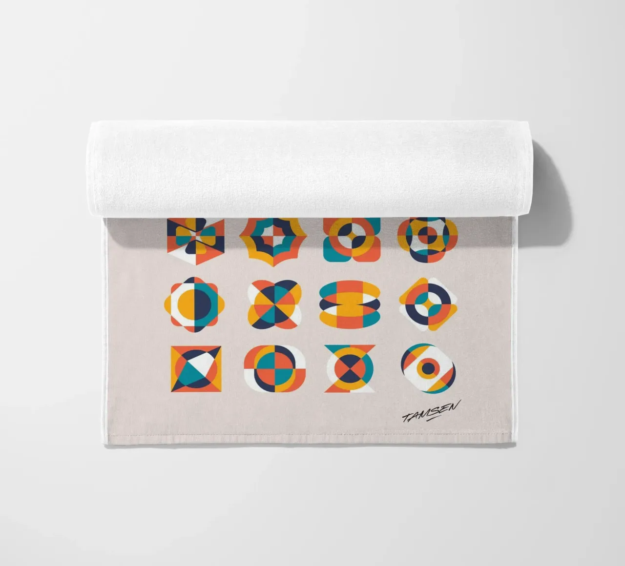 Geometrik Vintage telo mare da Tamsen Design