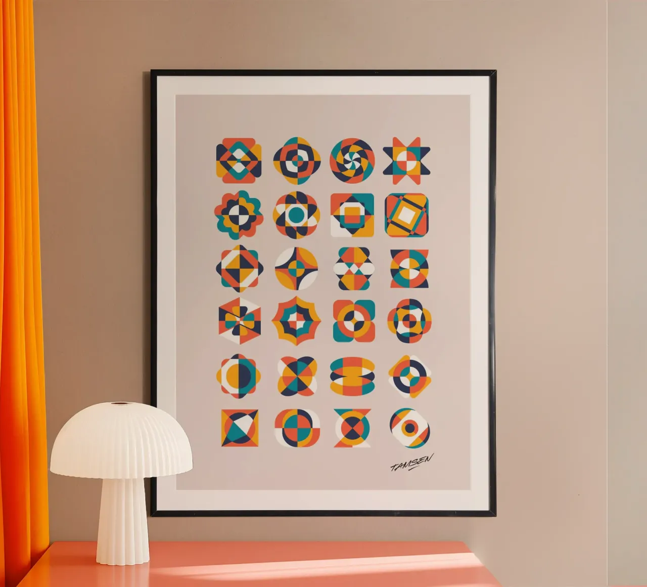 Geometrik Vintage carta hahnemühle da Tamsen Design