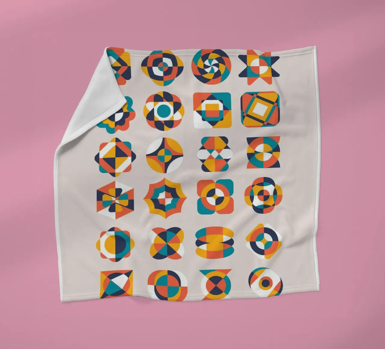 Geometrik Vintage coperta in pile da Tamsen Design