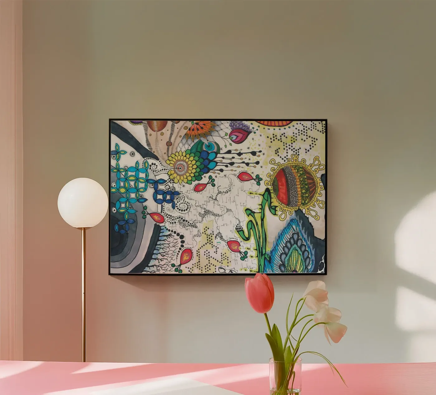 Somehow somewhere Acryl-Glas von sini-bini