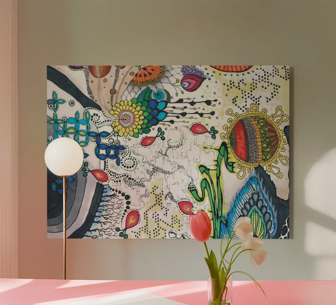 Somehow somewhere Acryl-Glas von sini-bini