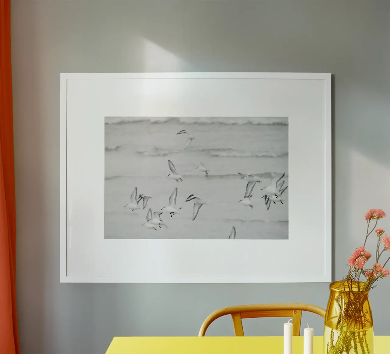 Uccelli marini in volo poster da Fjöllart