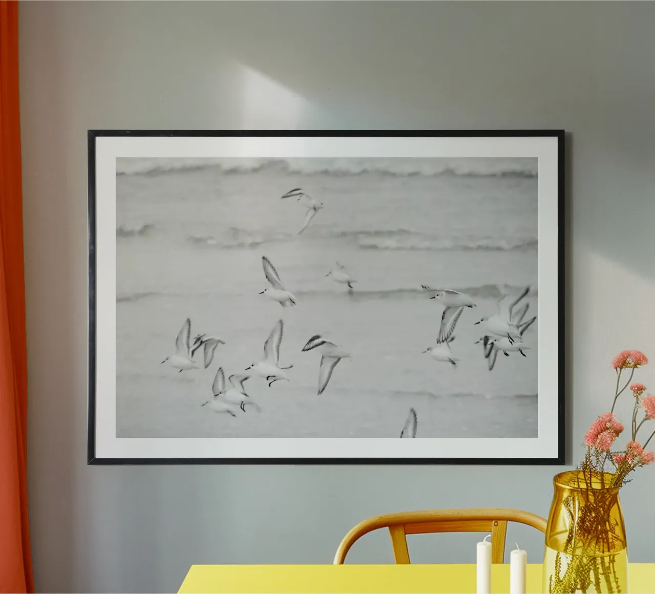 Uccelli marini in volo poster da Fjöllart