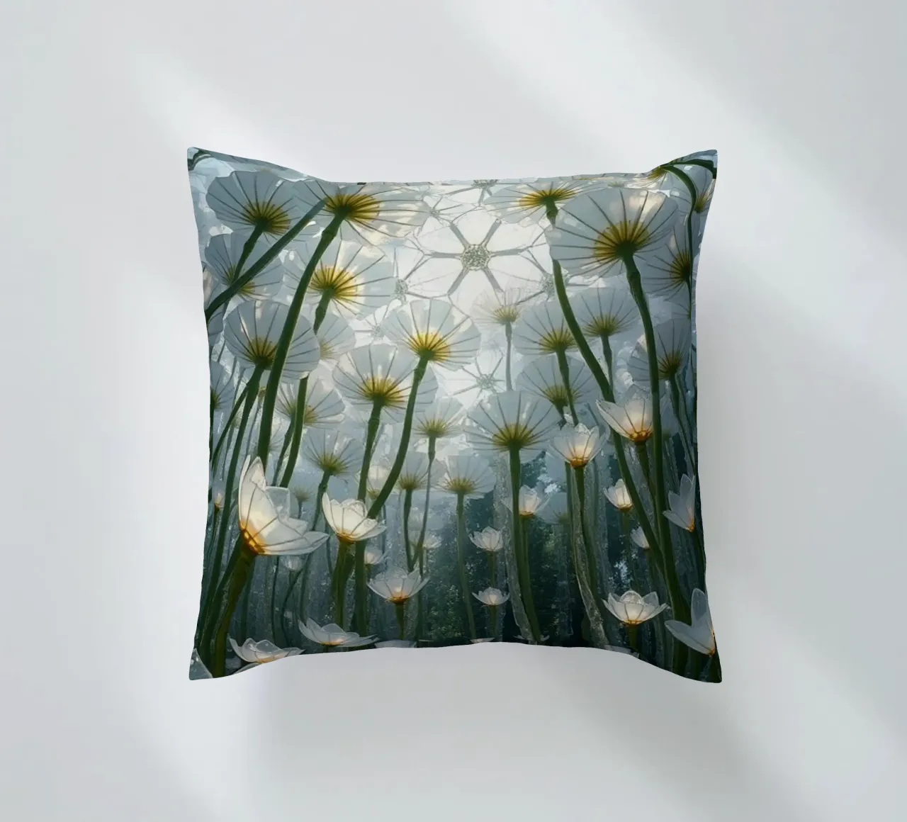 Luminari radiosi: Uno sguardo abbagliante cuscino da Artistic-shop