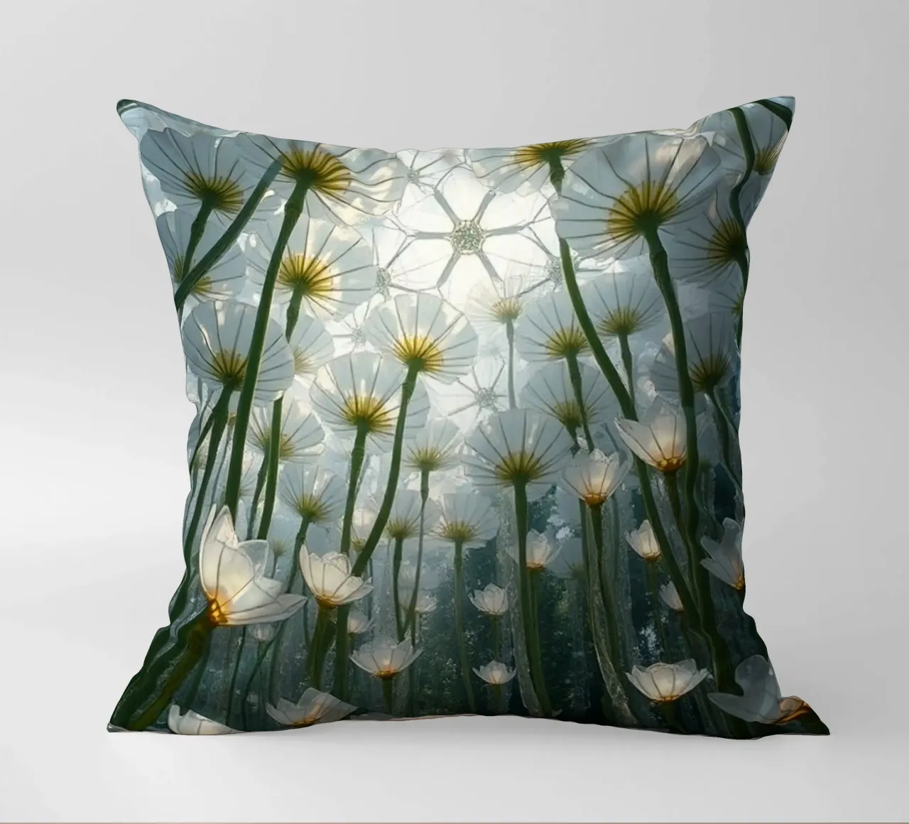 Luminari radiosi: Uno sguardo abbagliante cuscino da Artistic-shop