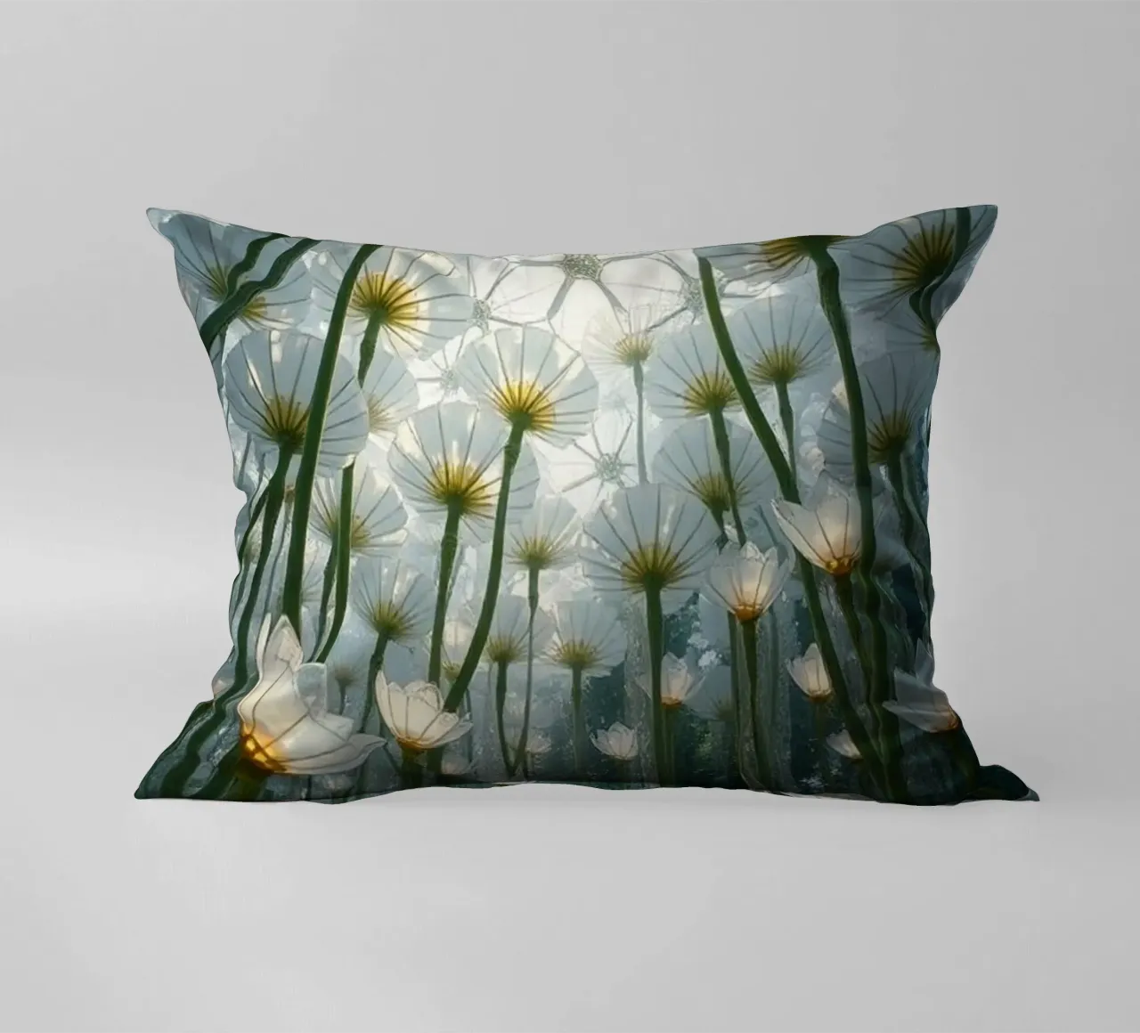 Luminari radiosi: Uno sguardo abbagliante cuscino da Artistic-shop