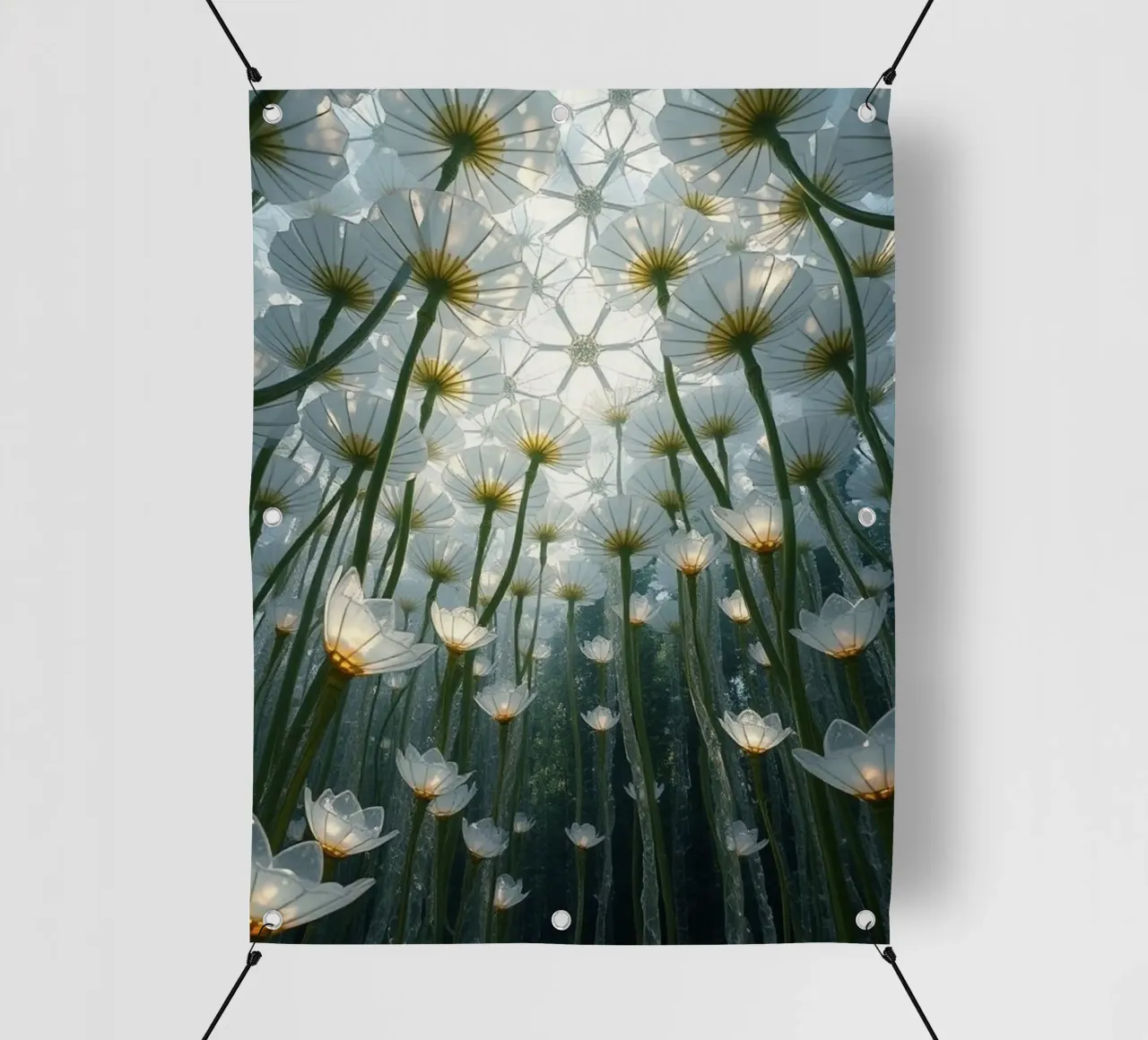 Luminari radiosi: Uno sguardo abbagliante telo in pvc da Artistic-shop