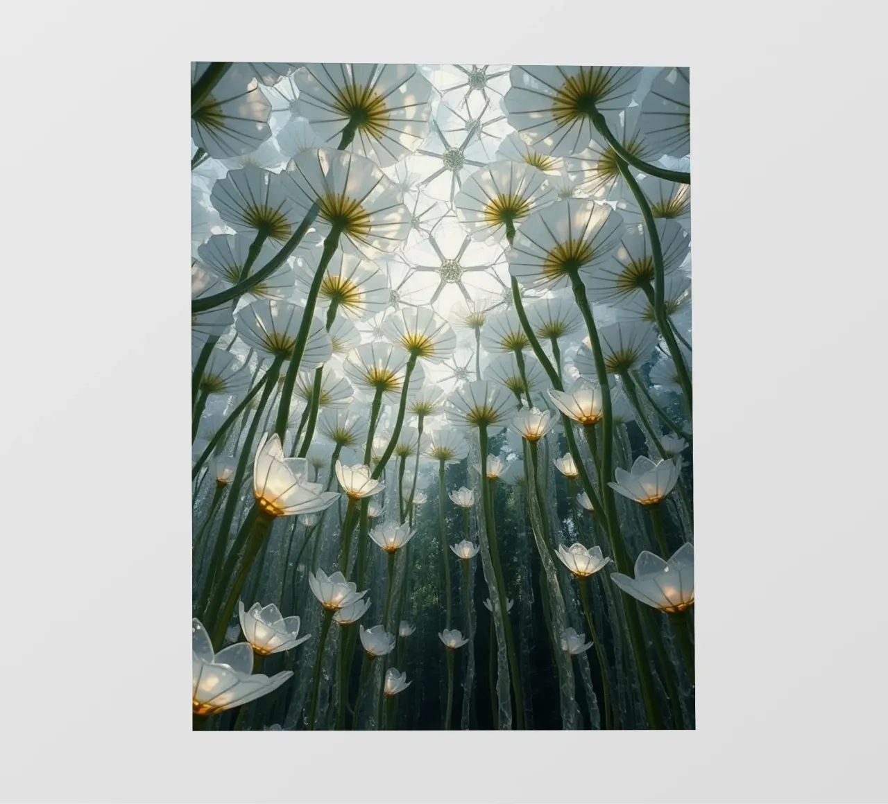 Luminari radiosi: Uno sguardo abbagliante telo in pvc da Artistic-shop