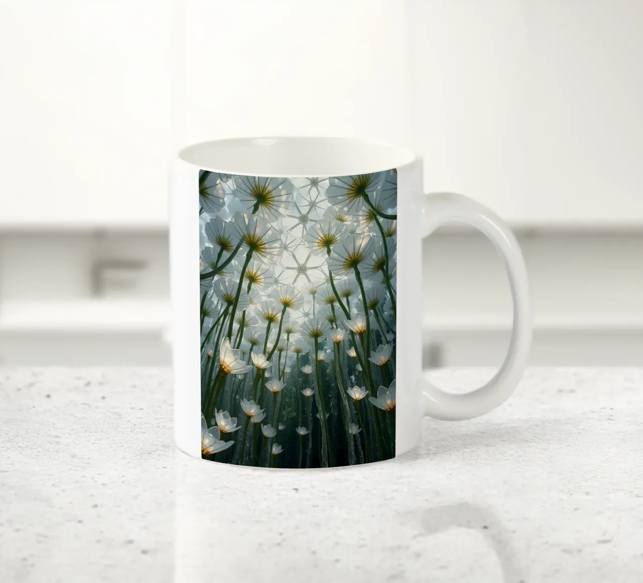 Luminari radiosi: Uno sguardo abbagliante tazza in ceramica da Artistic-shop