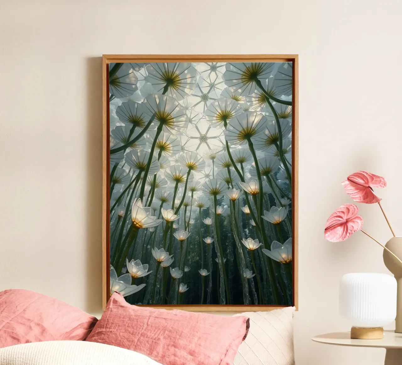 Luminari radiosi: Uno sguardo abbagliante tela da Artistic-shop