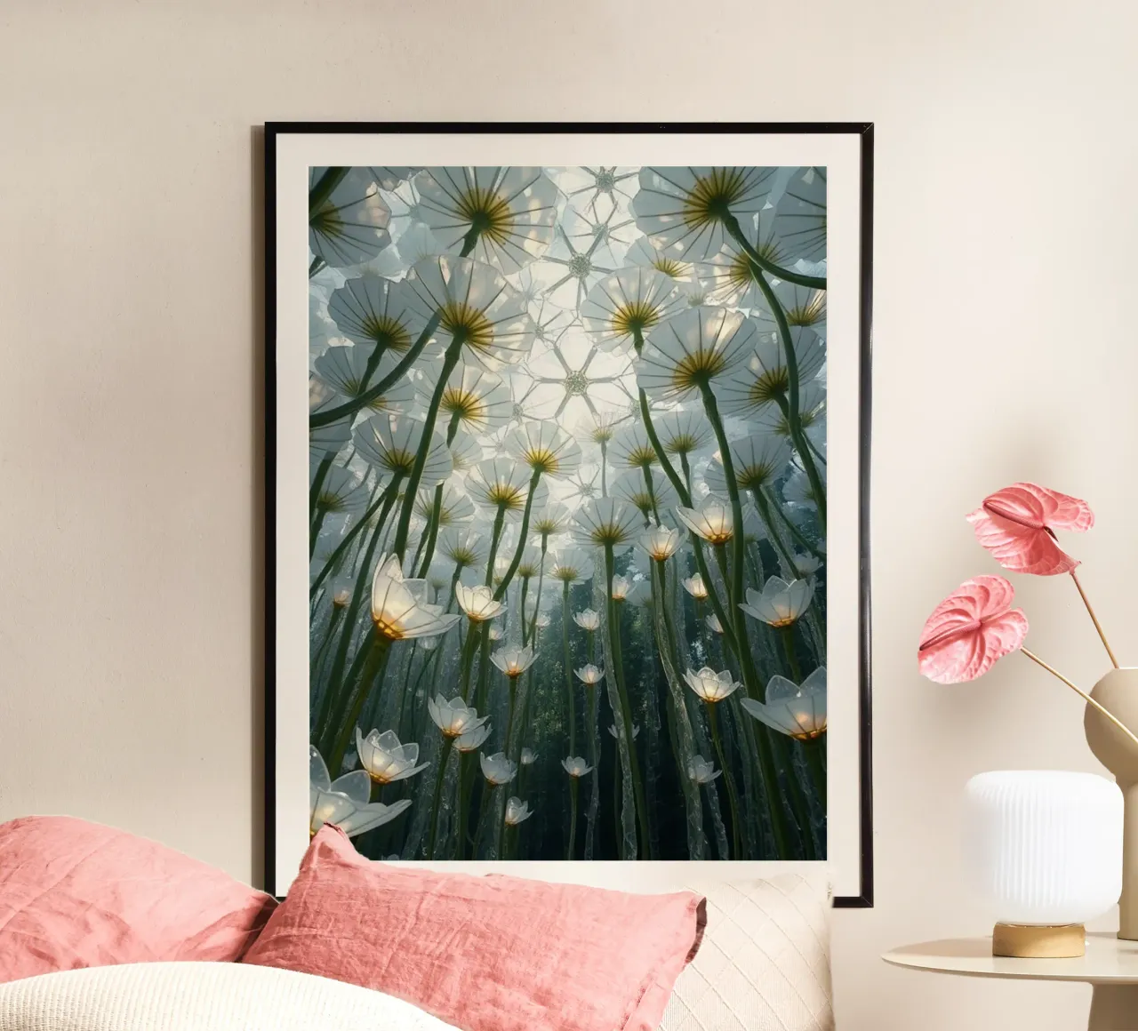 Luminari radiosi: Uno sguardo abbagliante poster da Artistic-shop