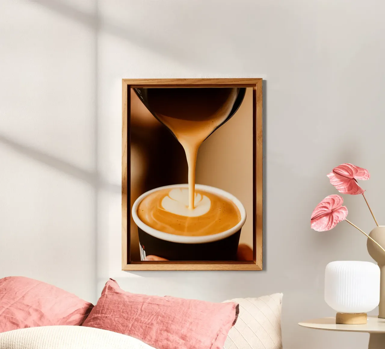 caffè cappuccino alluminio dibond da tamarind