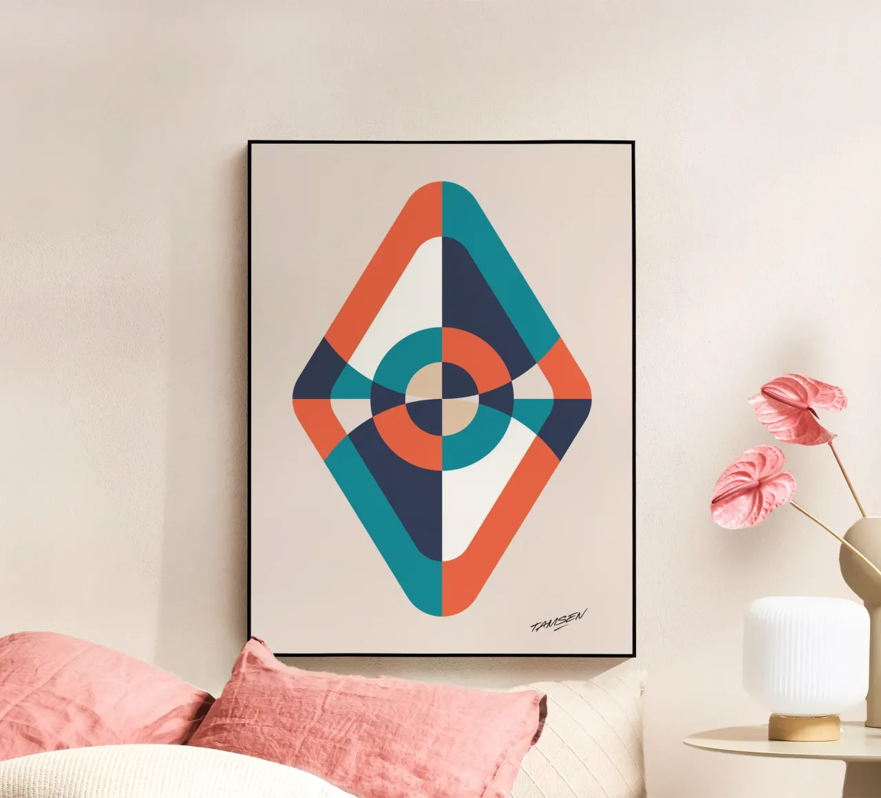 Geometrik perspective plexiglass da Tamsen Design