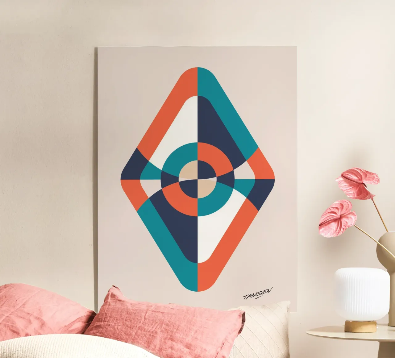 Geometrik perspective plexiglass da Tamsen Design