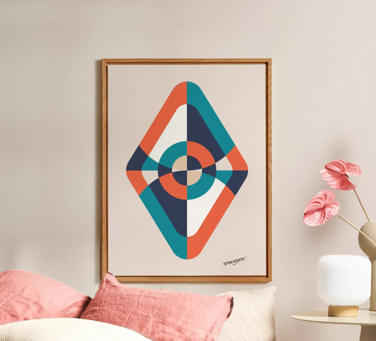 Geometrik perspective alluminio dibond da Tamsen Design