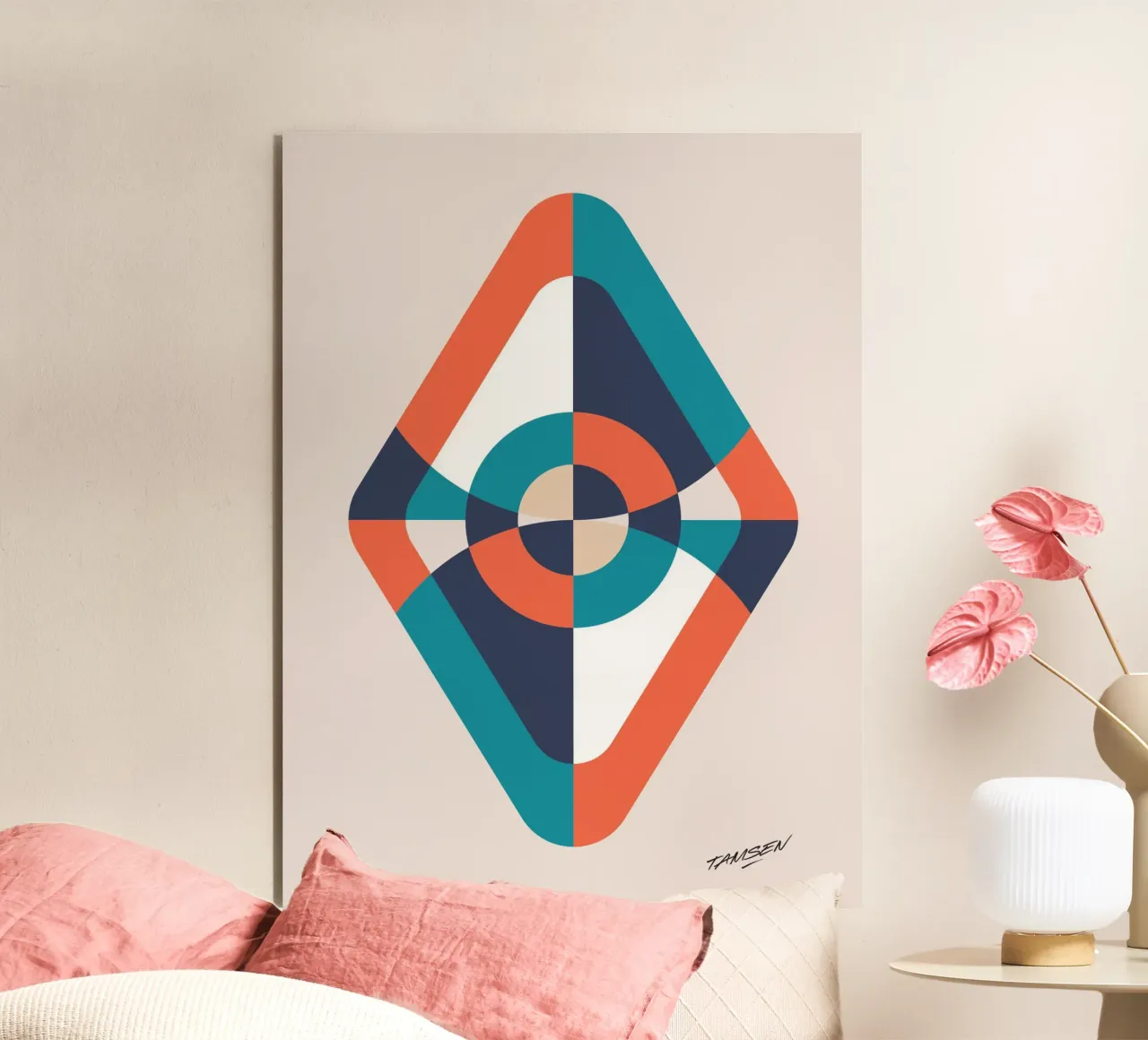 Geometrik perspective alluminio dibond da Tamsen Design