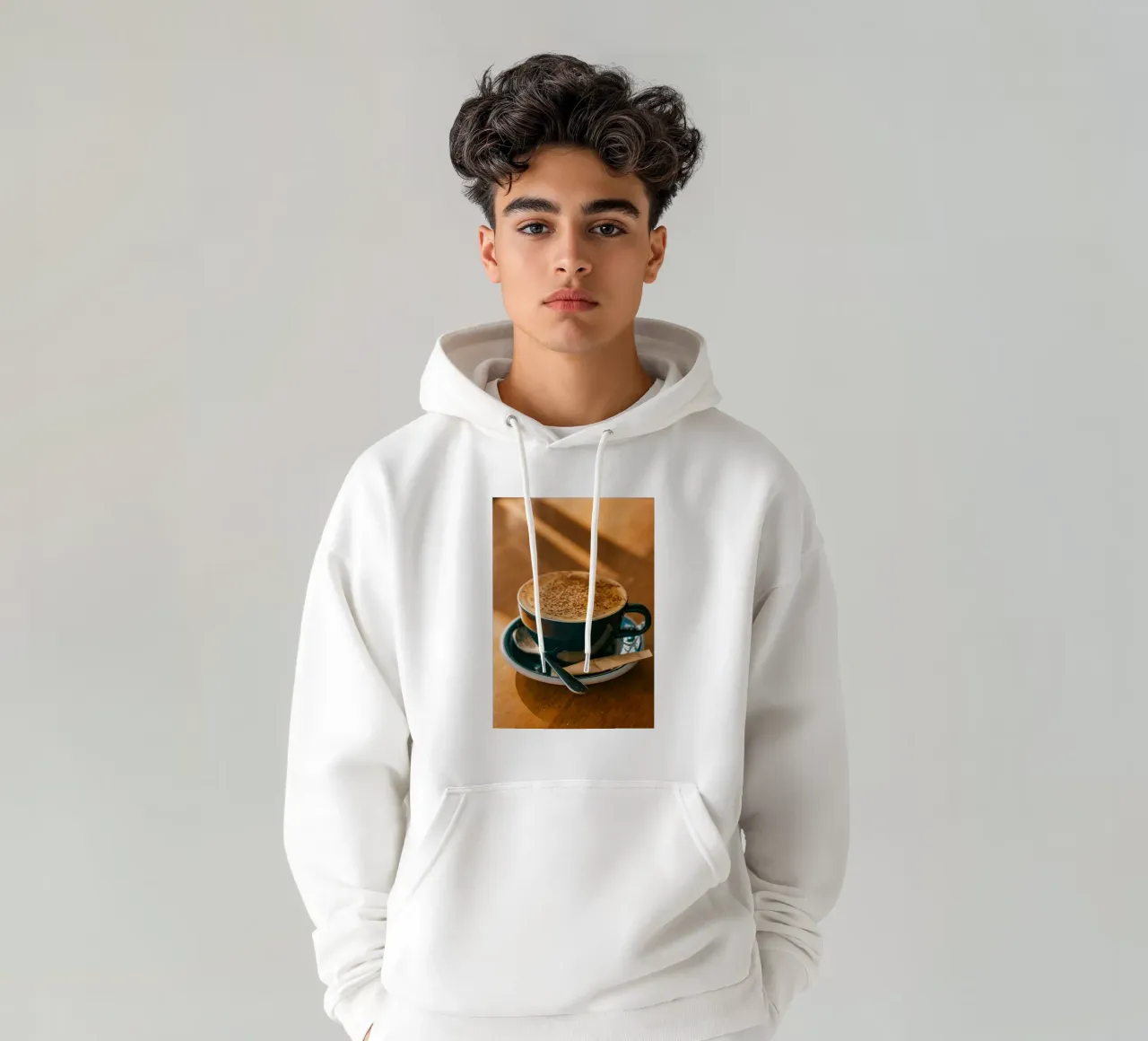 caffè al coffeeshop felpa con cappuccio da tamarind